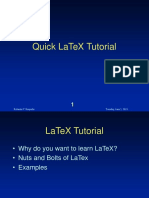 Latex Tutorial