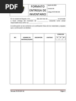 MODELO ACTA DE ENTREGA DE DOTACIÓN DE EQUIPO