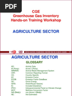 CGE Greenhouse Gas Inventory Hands-On Training Workshop: Agriculture Sector