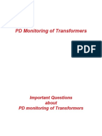 PD Monitoring of Transformers