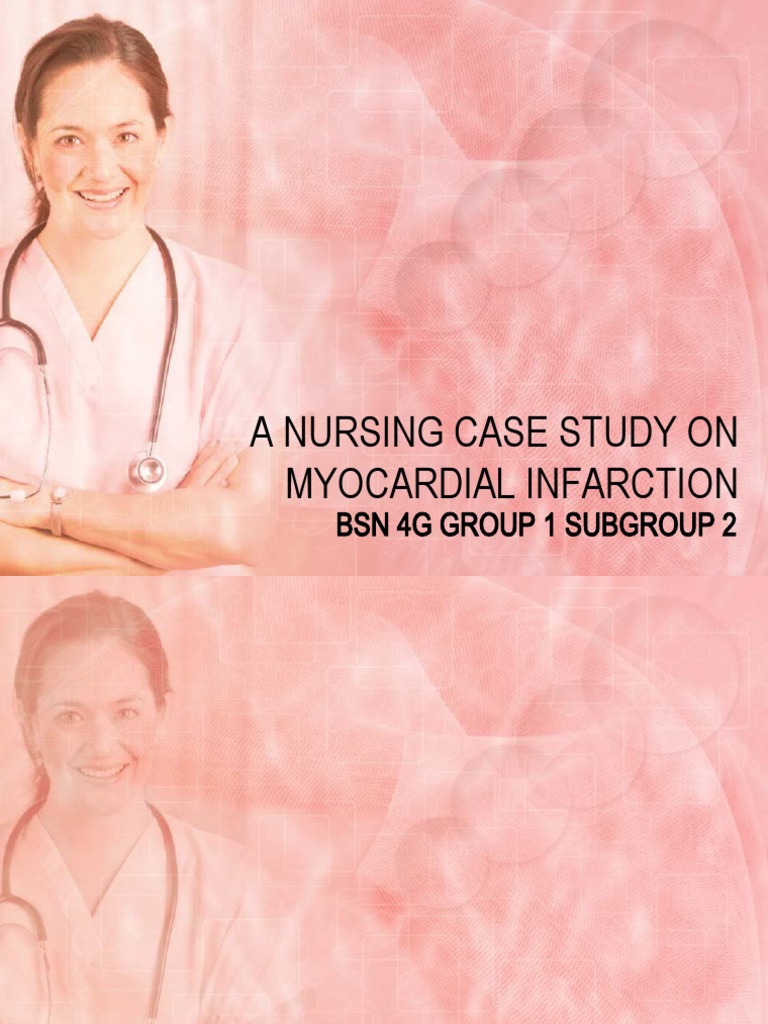 nursing case study on myocardial infarction