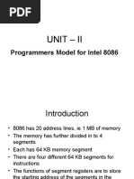 Unit - Ii: Programmers Model For Intel 8086