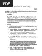 Proposed CCSD gender diverse policy