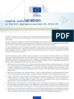 Joint Declaration Eu Legislative Priorities 2018 19 En