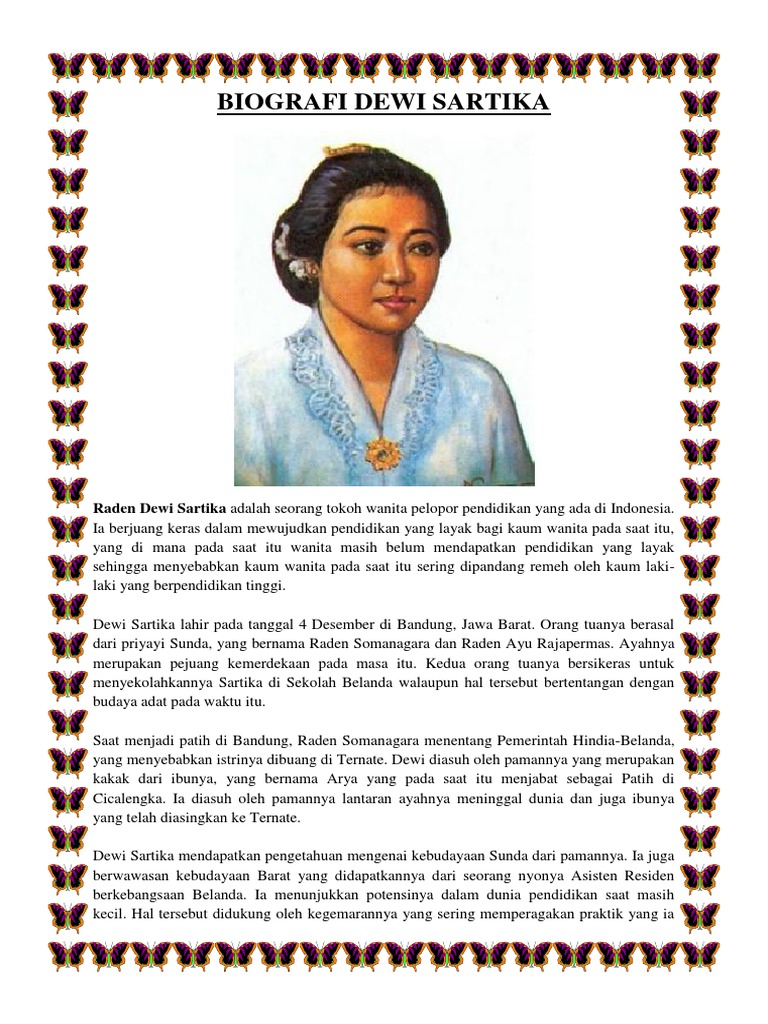 Biografi Dewi Sartika