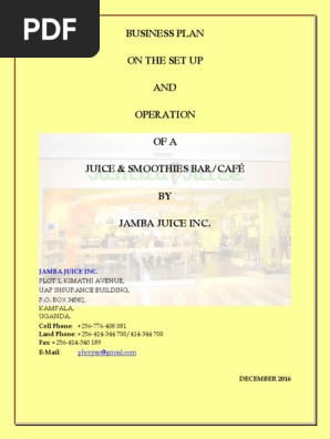 Jamba Juice Inc - Business Plan-2