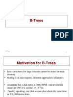 B-Tree Index Structure