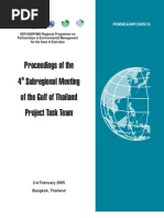 Proceedings of The Sub Regional Meeting of The Gulf of Thailand Project Task Team