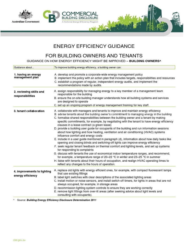 Energy Efficiency Guidance | PDF | Water Heating | Efficient Energy Use