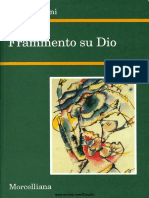 (Filosofia) Italo Mancini-Frammento Su Dio-Morcelliana (2000) PDF