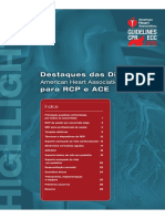 Destaques Das Diretrizes Da American Heart Association 2010 Para RCP e ACE 03012014