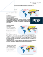 Government System Around The World