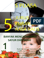 Tips Puasa: Jurus Kurangi Rasa Haus