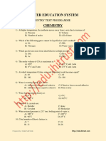 Entry test preparation test no.1 (ECAT)