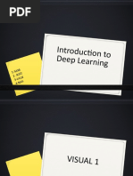 Introducton To Deep Learning: 1-SAM 2-JU ST 3-LAL IE 4-NA S