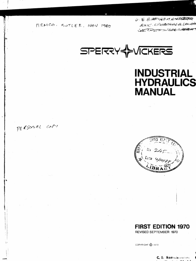 Vickers fluid power manual wheelchair