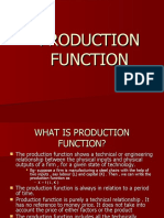 Production Function