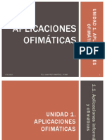 Aplicaciones Ofimáticas