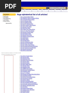 Howstuffworks _HowStuffWorks Table of Contents_.pdf