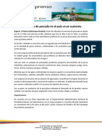 El Consumo de Pescado en El Pa S Va en Aumento