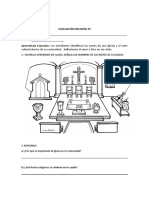 Evaluación Religión 6º