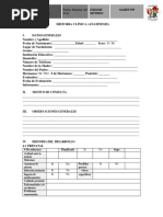Formato de Historia Clínica