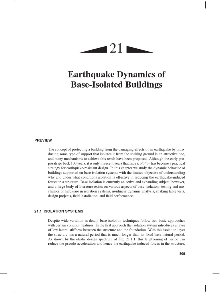 Earthquake Dynamics in Base Isolation | PDF | Normal Mode | Earthquake ...