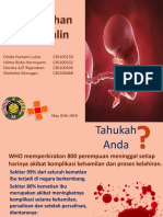 Penyuluhan Perdarahan Pascasalin