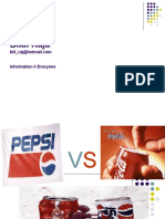 Pepsi Vs Coke