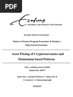 Stoffels J  Asset Pricing of Cryptocurrencies and Momentum based Patterns
