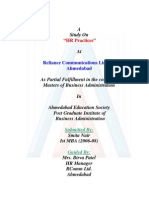 A Study On: Reliance Communications Limited Ahmedabad