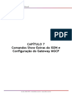 CAPITULO 7 - Comandos Show Extras Do ISDN e Configuracao Do Gateway MGCP