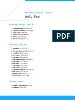 FFF Schedule