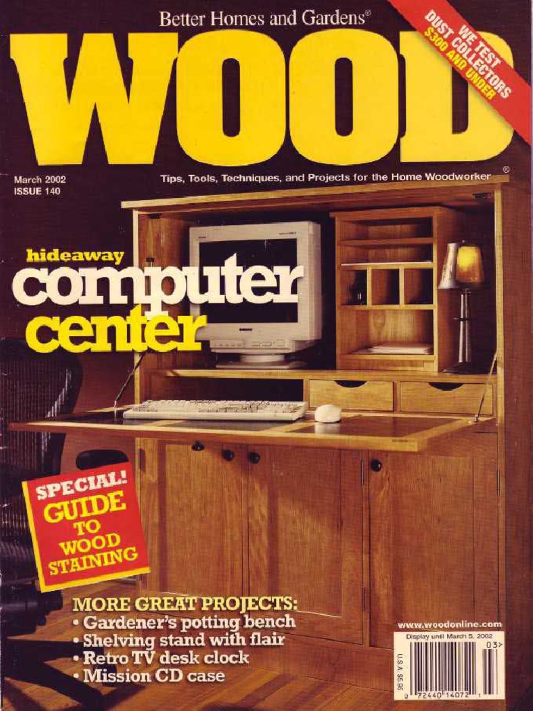 Wood Magazine 140 2002 | PDF | Woodworking | Wood