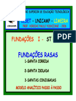 Fundações Rasas - Projeto Passo A Passo 2006 PDF