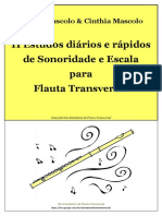 11 Estudos Diários Rápidos de Sonoridade e Escala - Nilson Mascolo & Cinthia Mascolo - Abr14-1 PDF