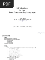 Java Lecture Notes