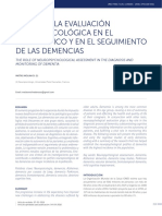 Evaluacion Neuropsicologica en Demencias