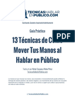 Guia Como Mover Tus Manos Al Hablar en Publico PDF