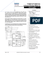 71M6513/71M6513H 3-Phase Energy Meter IC: Data Sheet