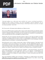 Anti-utilitarismo Nas Cs