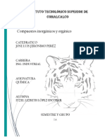 Compuestos inorgánicos y orgánicos ITSC