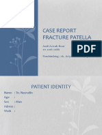 Case Report: Fractured Patella