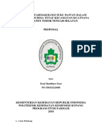 Kajian Etnofarmakologi Penggunaan Tanaman Obat Oleh Masyarakat Di Esa Tetaf Kecamatan Kuatnana Kabupaten Timor Tengah Selatan