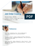 Job Order Costing