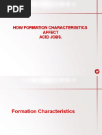 How Formation Characterisitics Affect Acid Jobs