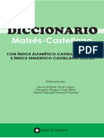 Diccionario Matsés