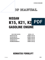 K15/K21/K25-BE1: Machine Model Serial No