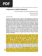 Claire Bishop Antagonismo e Estetica Relacional 