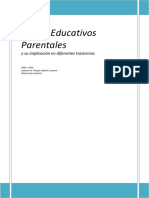 Estilos Educativos Parentales e Implicación en Trastornos PDF